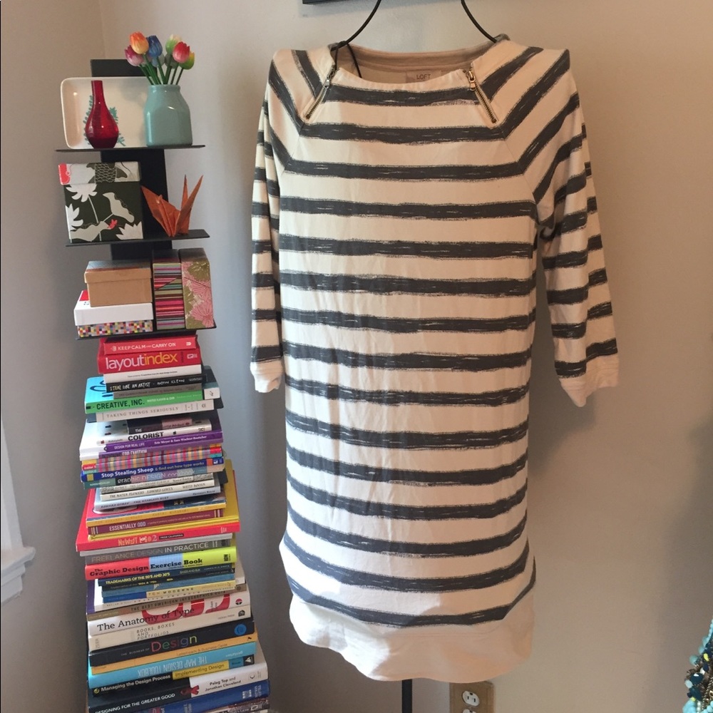 LOFT STRIPE DRESS